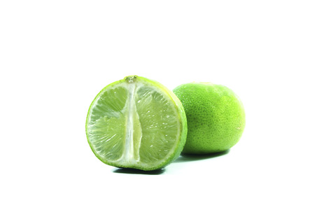 The lime is a fruit の写真素材