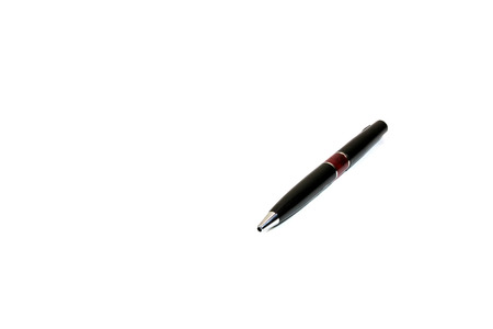 The pen is a black color の写真素材