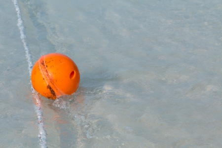 Orange buoy
