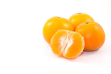 Group of Mandarine orangesの写真素材