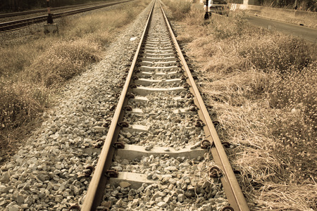 Railway trackの写真素材