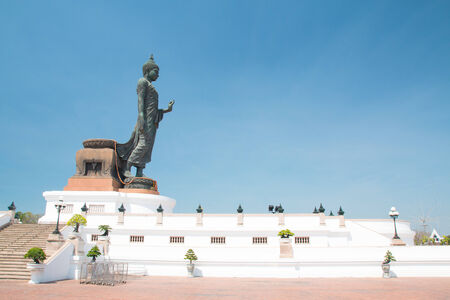 Big Buddha statue in the temple at phutthamonthon province.の写真素材