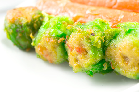 Chinese Steamed Dumpling Friedの写真素材