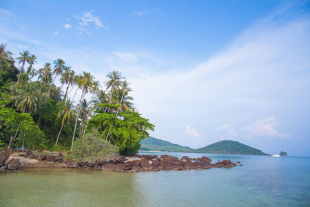 beach on islandの写真素材