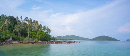 beach on islandの写真素材
