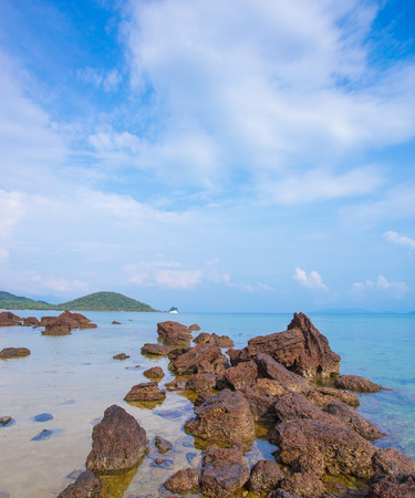 view of a beach at rockyの写真素材