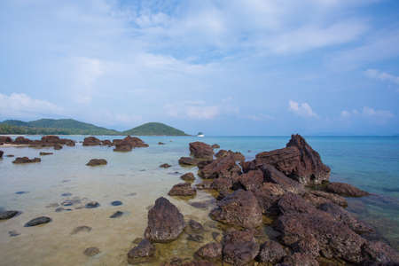 view of a beach at rockyの写真素材