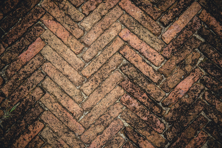 Background of brick wall textureの写真素材
