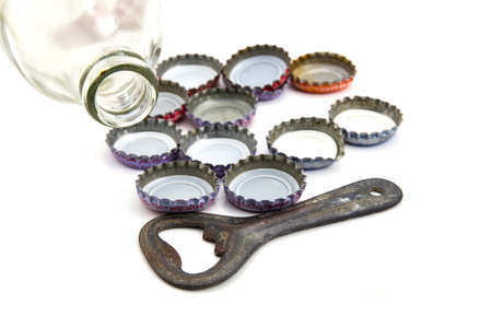 Close-up of a bottle openerの写真素材