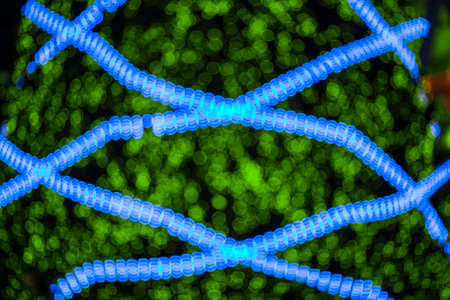 Defocused abstract christmas backgroundの写真素材