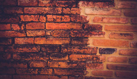 Background of brick wall textureの写真素材