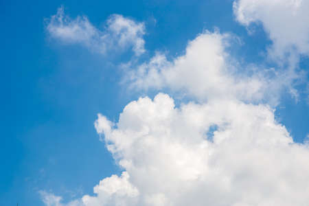 blue sky cloudsの写真素材