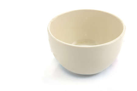 ceramic mug on white backgroundの写真素材