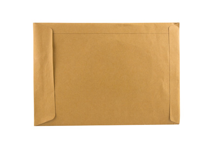 Brown Envelope close up shotの写真素材
