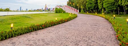 Walkway in a beautiful Park
