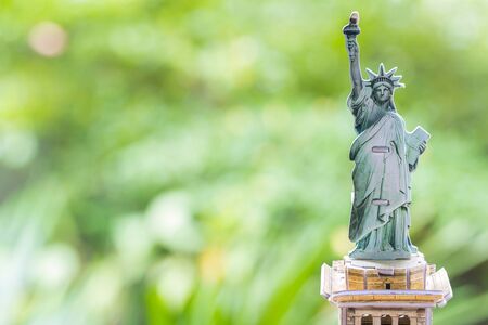 Statue of Liberty paper modelの写真素材