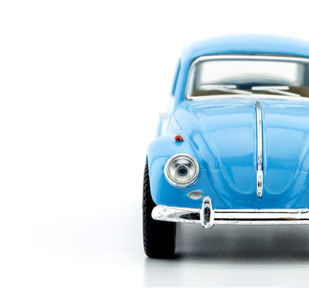 Model car on a white backgroundのeditorial素材