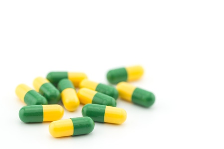 drug capsule, , isolated. Healthcare concept.の写真素材