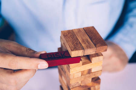 Planning with finance and investment for strategy of business, stability and risk, instability for...