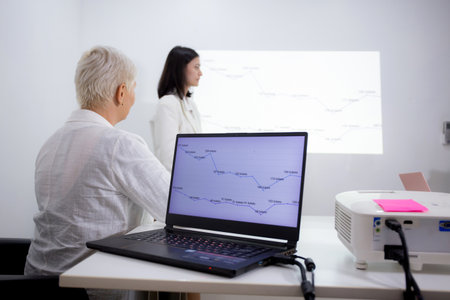 Group team business people meeting marketing about finance and profit while businesswoman...