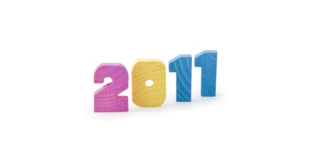 wooden figures 2011の写真素材