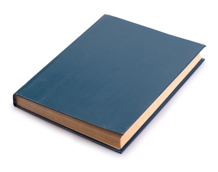 old book isolated on a white backgroundの写真素材