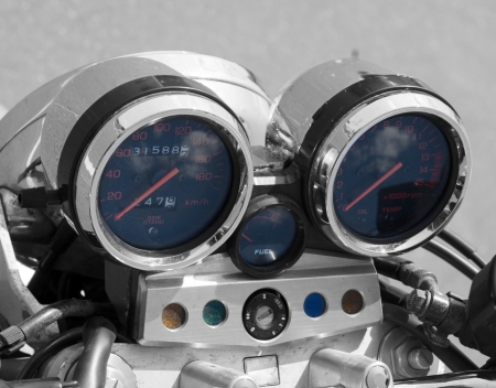 motorcycle parts on a backgroundの写真素材