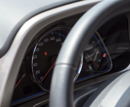 detail of a luxury car on a background