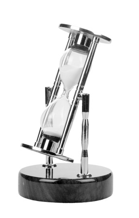 Hourglass isolated on a white background
