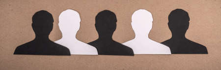 Business concept on a paper backgroundの写真素材