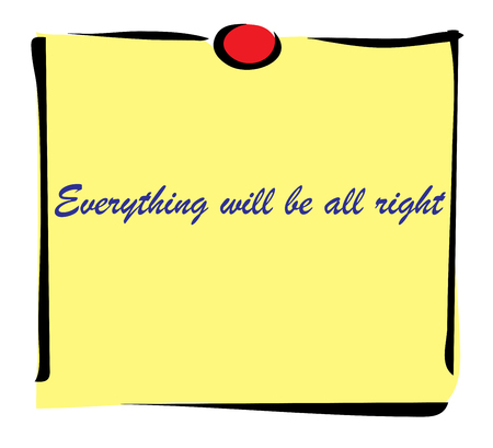 Vector illustration. Illustration shows Quotes from famous people written on a stickerÂのイラスト素材