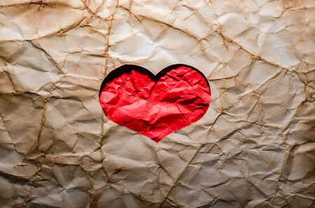 Background. Happy Valentine's Day. Heart. Love. Retro styleの写真素材