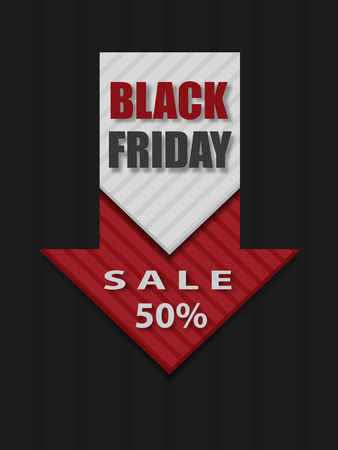 Black friday sale banner. Abstract Backgroundのイラスト素材