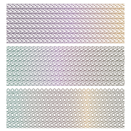 background for certificate, voucher, note, guilloche pattern,のイラスト素材