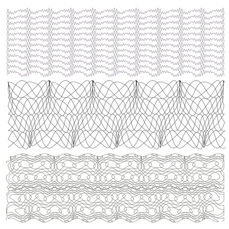 background for certificate, voucher, note, guilloche pattern,のイラスト素材