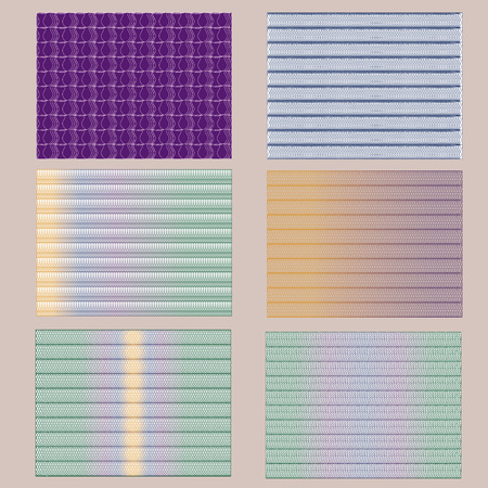 vector template design of certificate with guilloche pattern (watermarks).のイラスト素材