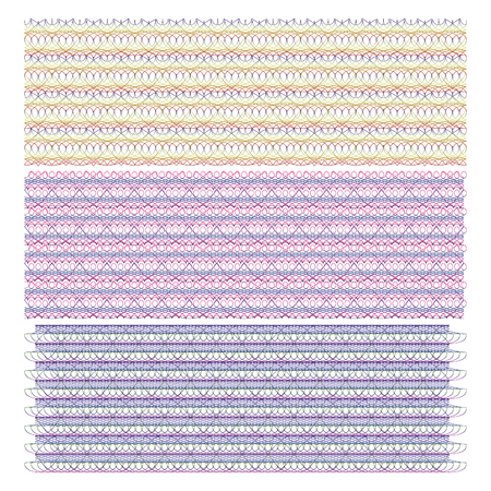 Creative template, background with guilloche pattern (watermark), frame. Useful for: Certificate of Achievement, Certificate of education, awards, winner.のイラスト素材