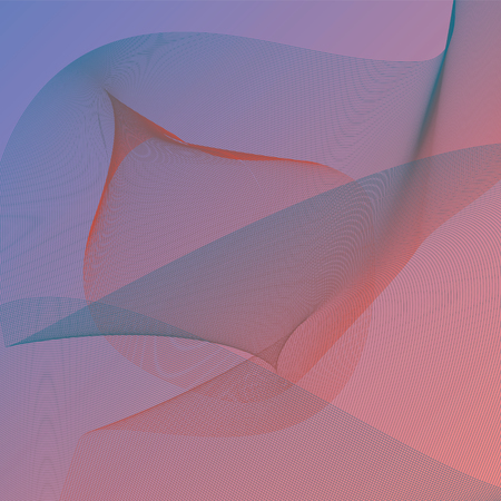 Background Wave line abstraction, for certificate, diplomaのイラスト素材