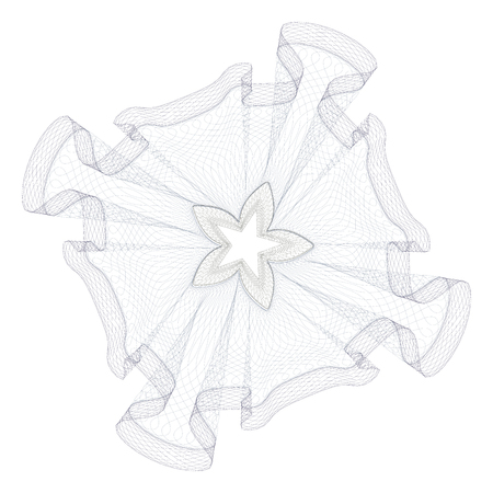 Design template, background with guilloche pattern (watermark), frame. Useful for: Certificate of Achievement, Certificate of education, awards, winner.のイラスト素材