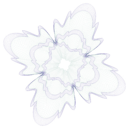 Watermark, guilloche design for background certificate, diploma,のイラスト素材