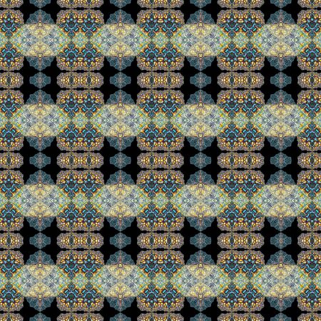 Seamless background pattern. Irregular decorative, art tile pattern from uneven broken pieces,