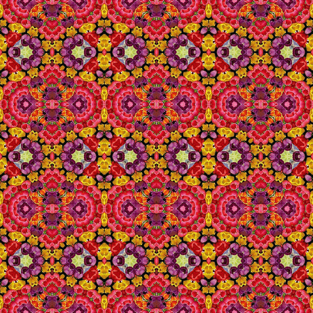 Seamless background pattern. Irregular decorative geometric mosaic art tile pattern from uneven...