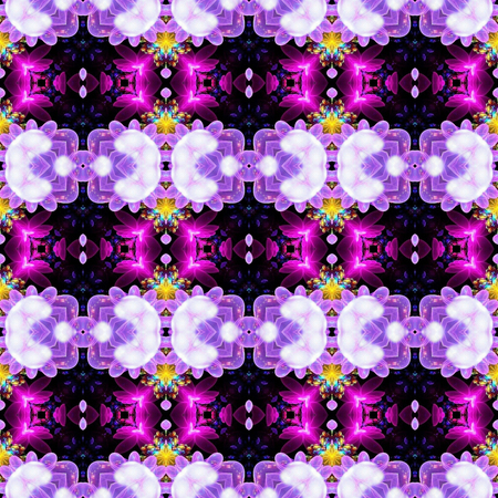 Seamless background pattern. Irregular decorative geometric mosaic art tile pattern from uneven...