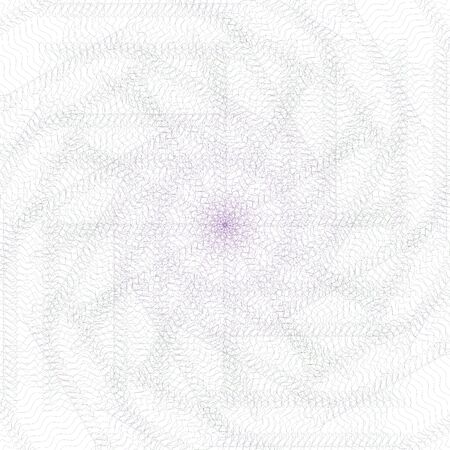 Watermark, Guilloche lines security background for certificate, design element,のイラスト素材