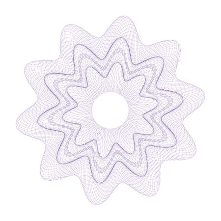 Watermark.Watermark pattern, Watermark banknote pattern. Banknotes check guilloche lines texture, secure waves patterns and passport paper. Currency banknote guilloche, security certificate watermarkのイラスト素材