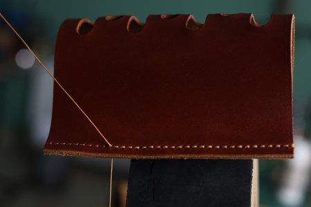Leather Crafting Leather Artisan Background Photo