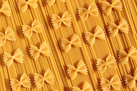 Pasta bows filaments.の写真素材