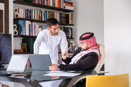 Communication while working is the best way to achieve the highest work quality and increase enthusiasmの写真素材