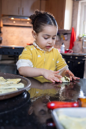 Bonding Through Cooking, Joyful Learning, and Horizontal Exploration of Culinary Skillsの写真素材