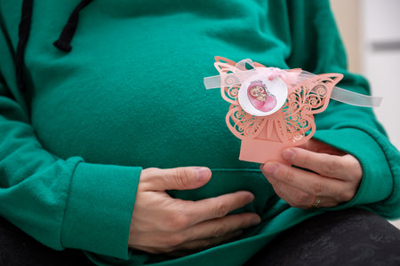 A Celebration of Motherhood and Tradition Through Handmade Artwork and Origami Packaging for Baby Showers, Birthdays, and Weddingsの写真素材